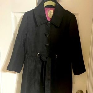 Black coat for woman